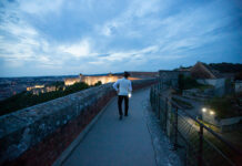 350 bougies ancien éclairage de la Citadelle