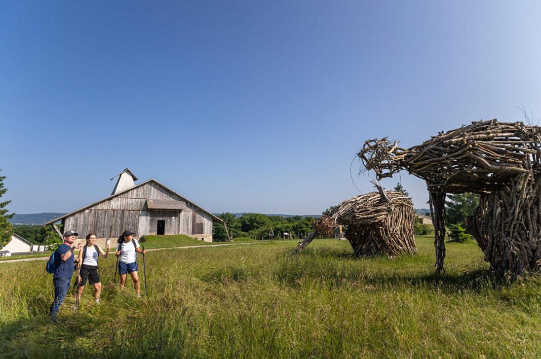 randonnée autour du musée de Nancray