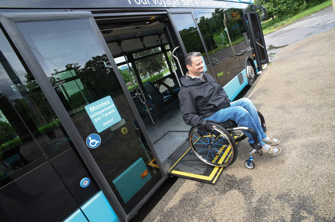 De nombreux arrêts de bus sont accessibles