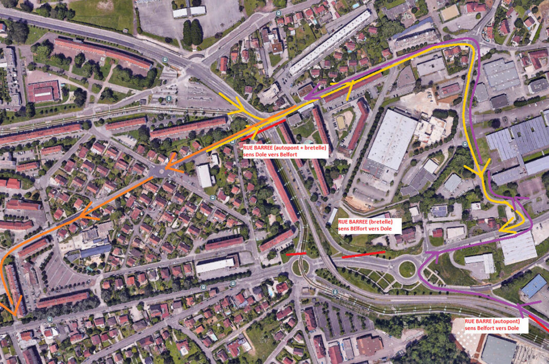 PLAN-Déviations-boulevard-BLUM-+-auto-pont plan des déviations